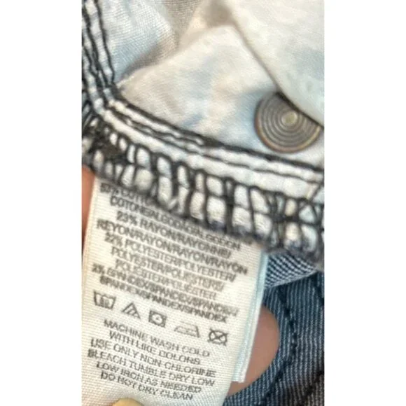 Free People Womens Mid-Rise Flare Leg Jeans Size 25 Seam Detail Y2K 90s Skater - Picture 6 of 6